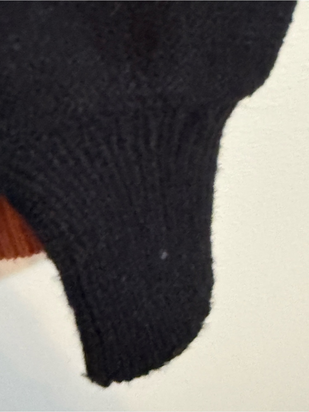 Annie Wear Color-block Crewneck Sweater - Rust, Cream & Black L - Picture 4 of 9